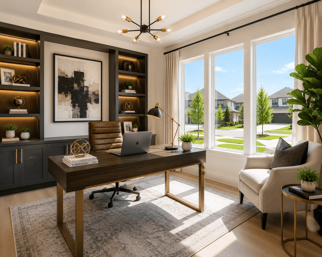 Builder office interior